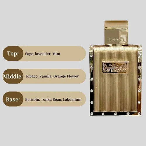 Apa de Parfum The Kingdom Men, Lattafa, Barbati 100ml